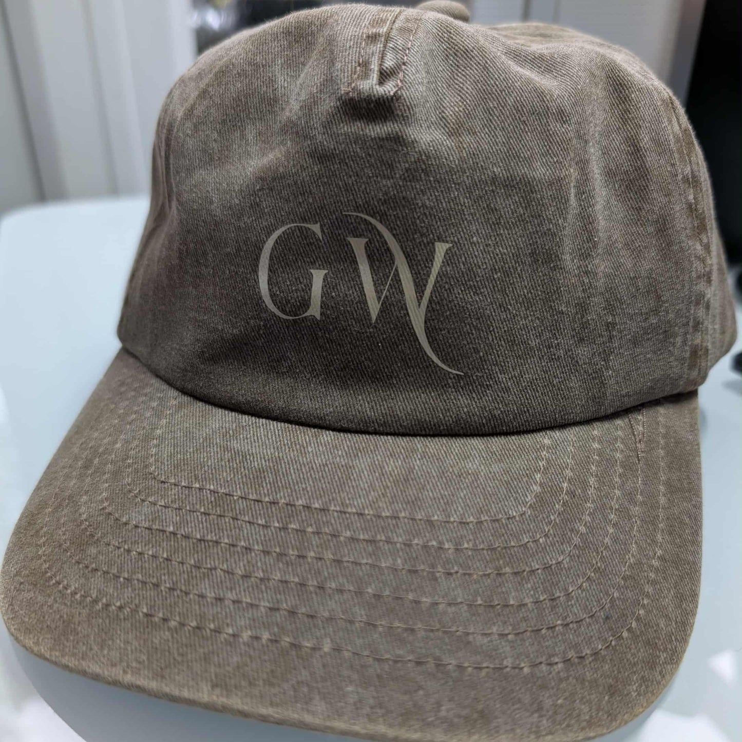 GW Logo Relaxed fit cap in Chocolate