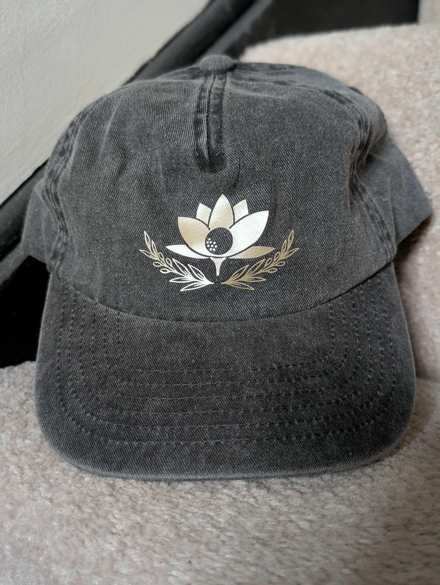 Logo Relaxed fit cap in Black