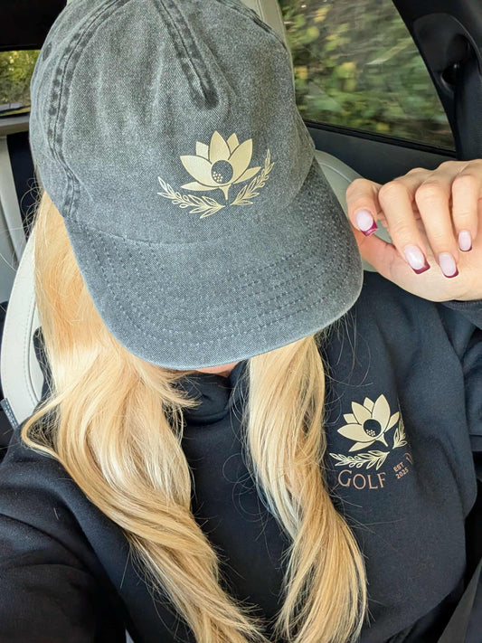 Logo Relaxed fit cap in Black