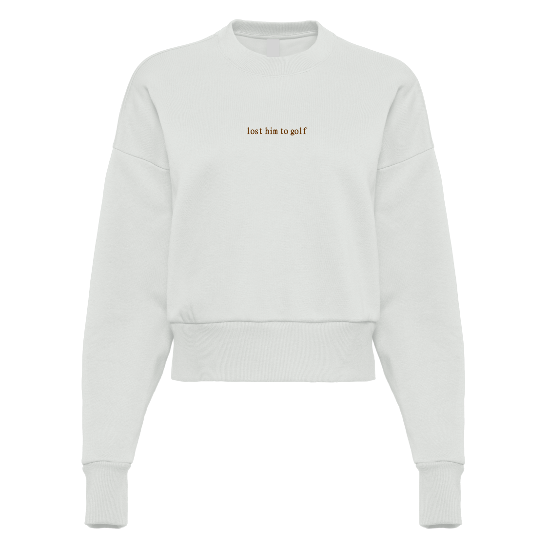 lost him to golf cropped sweater in Bone