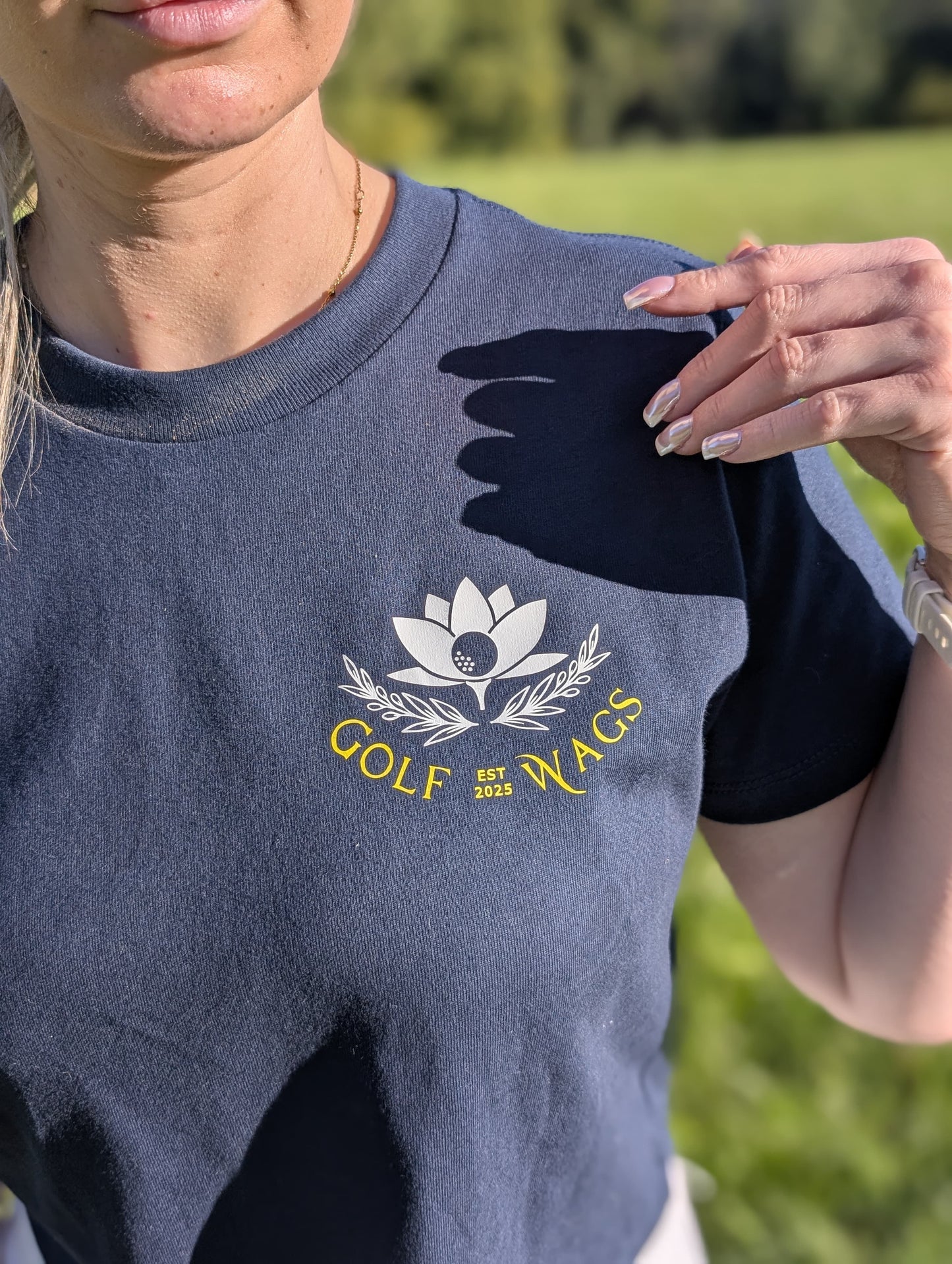 Limited edition Team Europe Navy cropped tee