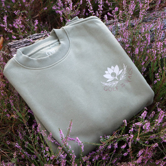 Oversized sweater in Olive