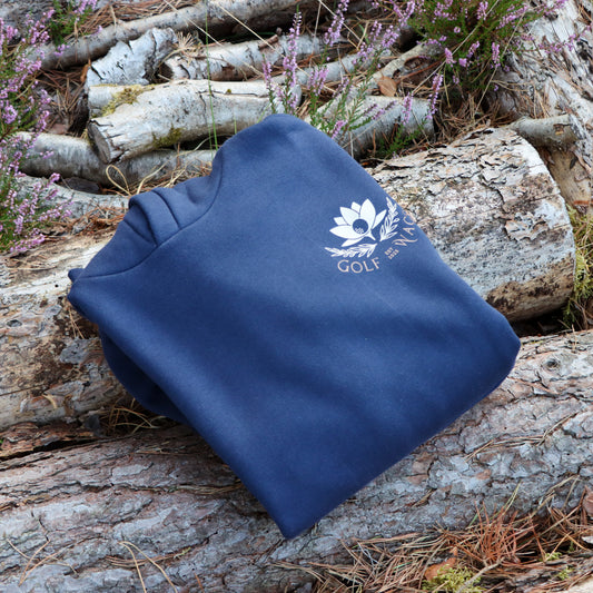 Oversized hoodie in Navy