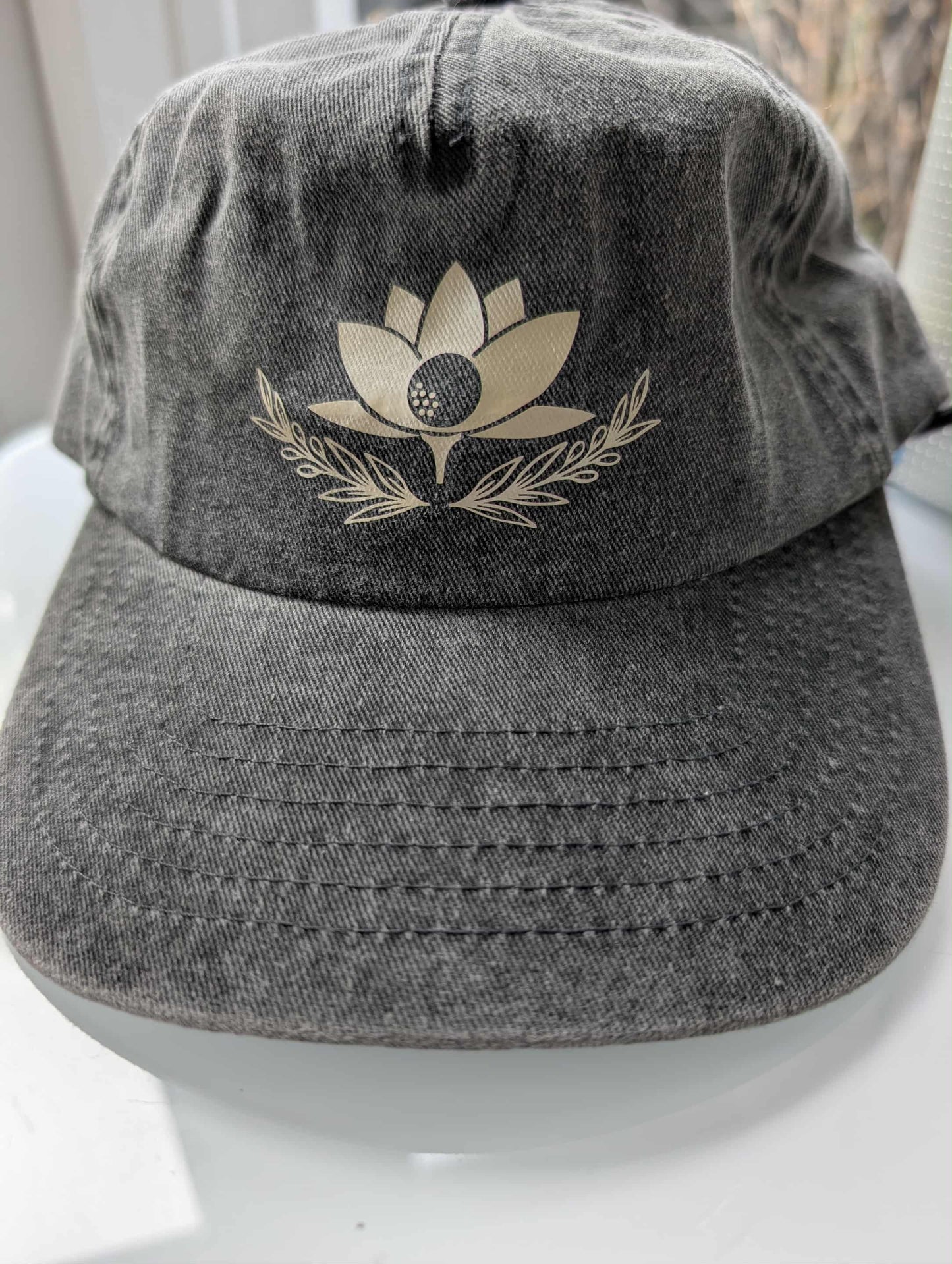 Logo Relaxed fit cap in Black